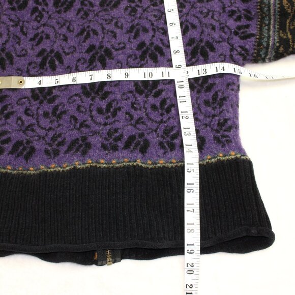 Icelandic Design Wool Sweater Full Zip Jacket Womens Small - Picture 8 of 8